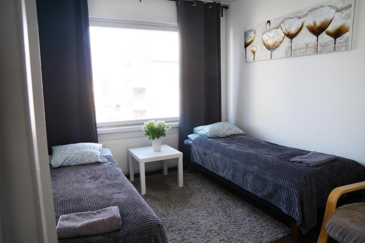 Oulu City Center 4-Room Apartment Parking Eksteriør billede
